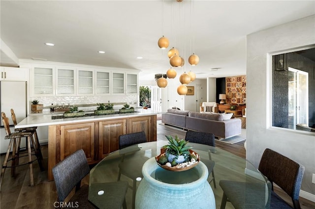 58916 Carmelita Cir, Yucca Valley, CA 92284 - dining room featuring dark wood finished floors