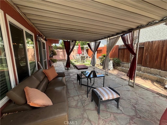 116 Evergreen Pl, Perris, CA 92571 - fenced backyard with a patio
