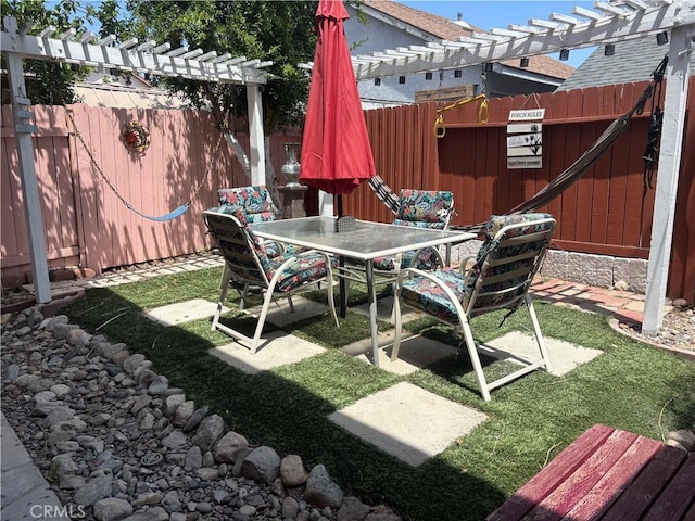 116 Evergreen Pl, Perris, CA 92571 - view of yard featuring a pergola