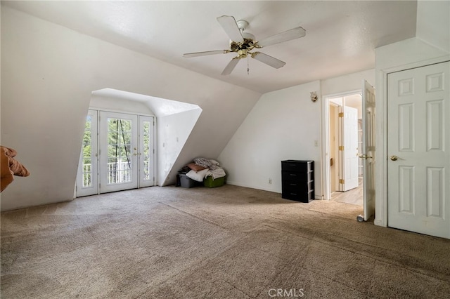 5048 Big Bend Rd, Oroville, CA 95965 - bonus room with carpet, vaulted ceiling, and ceiling fan