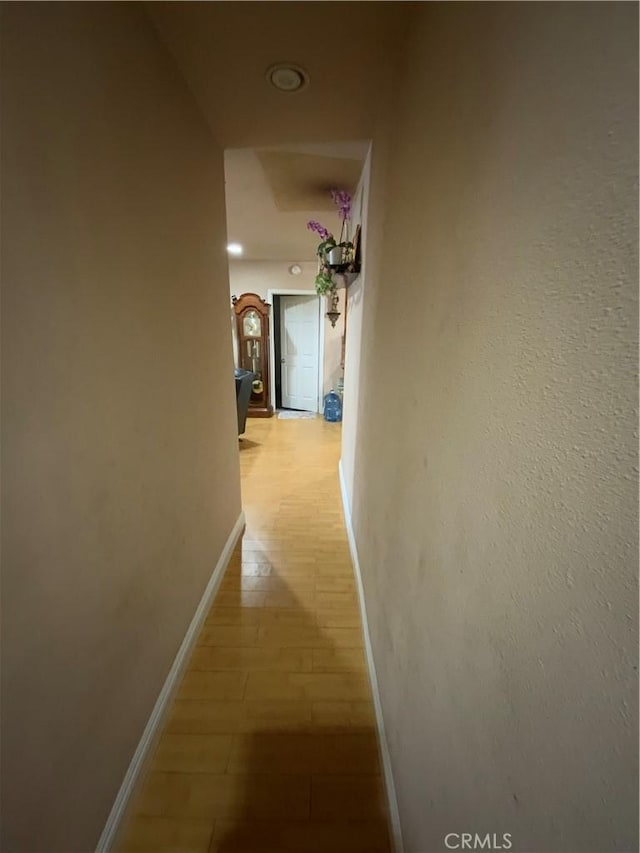 12536 Fineview St, El Monte, CA 91732 - corridor featuring light wood-style floors and recessed lighting