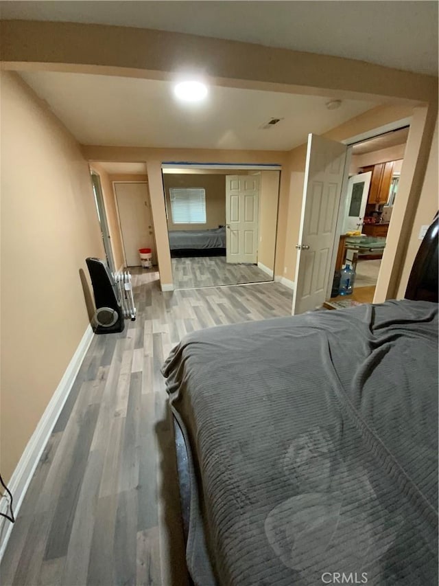 12536 Fineview St, El Monte, CA 91732 - bedroom featuring light wood finished floors and a closet