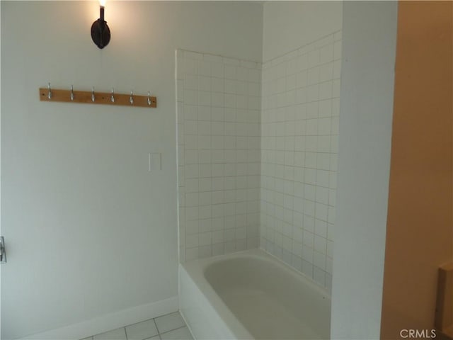 38565 Malby Ave, Palmdale, CA 93550 - bathroom with tile patterned flooring, bathing tub / shower combination, and baseboards