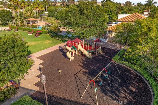 28332 Via Alfonse, Laguna Niguel, CA 92677 - view of grassy yard featuring a playground and view of scattered trees