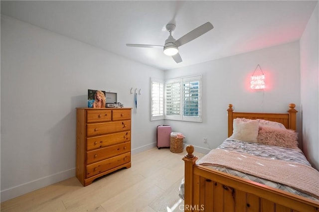 28332 Via Alfonse, Laguna Niguel, CA 92677 - bedroom featuring light wood finished floors, baseboards, and a ceiling fan
