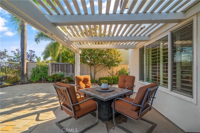 28332 Via Alfonse, Laguna Niguel, CA 92677 - fenced backyard featuring a pergola, a patio, and outdoor dining area