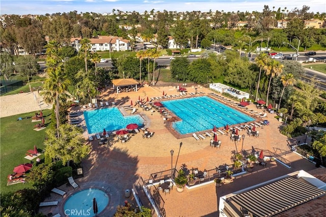 28332 Via Alfonse, Laguna Niguel, CA 92677 - view of swimming pool with view of wooded area