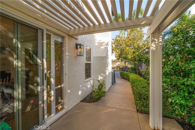 28332 Via Alfonse, Laguna Niguel, CA 92677 - view of patio featuring a pergola and central air condition unit