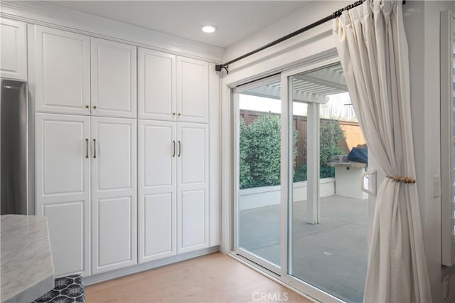 28332 Via Alfonse, Laguna Niguel, CA 92677 - entryway with recessed lighting and light wood-type flooring
