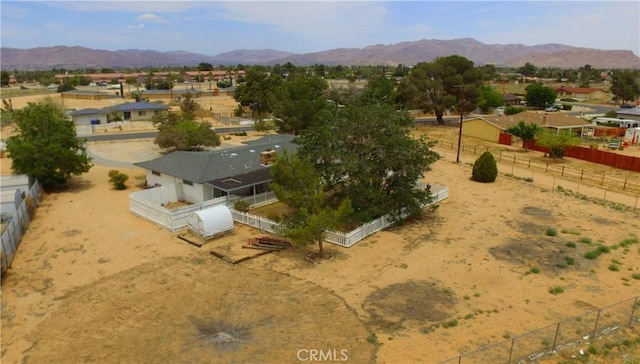 21161 Rancherias Rd, Apple Valley, CA 92307 - view of subject property with a mountainous background