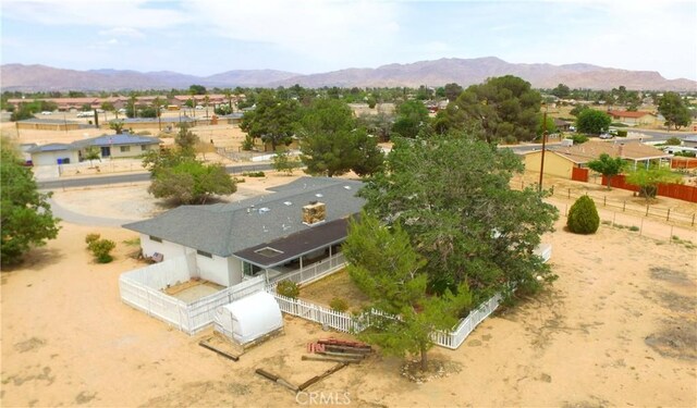 21161 Rancherias Rd, Apple Valley, CA 92307 - aerial view of residential area with a mountainous background