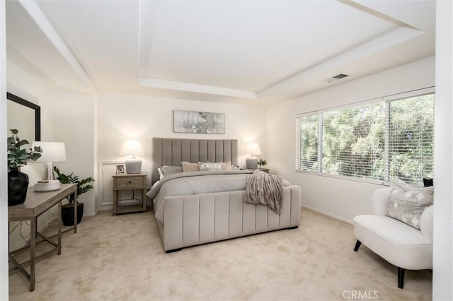 44035 Cindy Cir, Temecula, CA 92592 - carpeted bedroom with a tray ceiling and baseboards