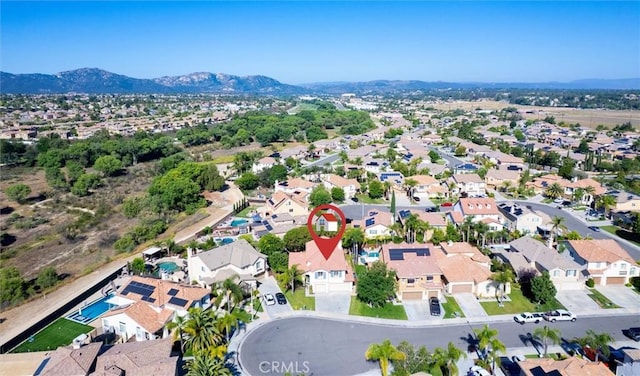 44035 Cindy Cir, Temecula, CA 92592 - aerial view of property's location with nearby suburban area and mountains