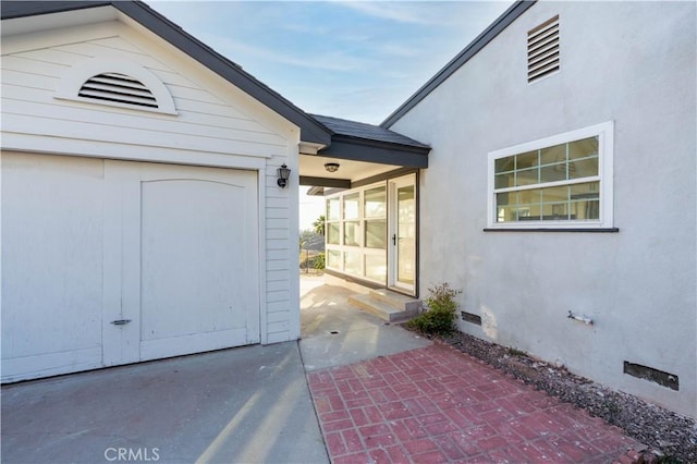 1748 Prince Albert Dr, Riverside, CA 92507 - view of exterior entry featuring crawl space and a patio