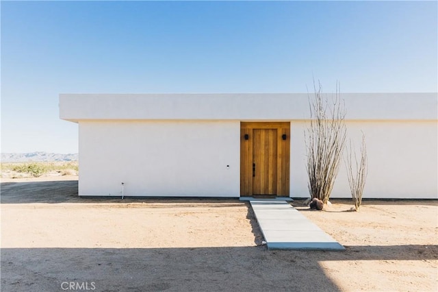 2600 Sunny Vista Rd, Joshua Tree, CA 92252 - view of front of home with stucco siding