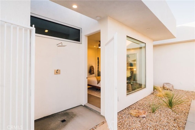 2600 Sunny Vista Rd, Joshua Tree, CA 92252 - entrance to property featuring stucco siding