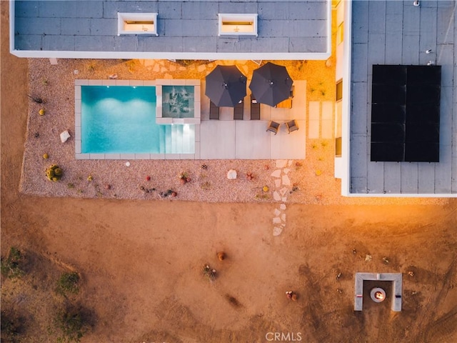2600 Sunny Vista Rd, Joshua Tree, CA 92252 - drone / aerial view