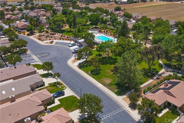 26629 Calle Gregorio, Menifee, CA 92585 - aerial view of residential area with a pool