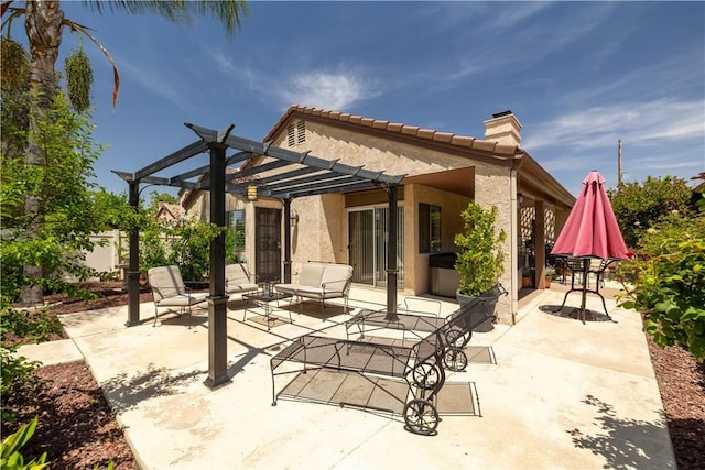 26629 Calle Gregorio, Menifee, CA 92585 - view of patio / terrace featuring a pergola