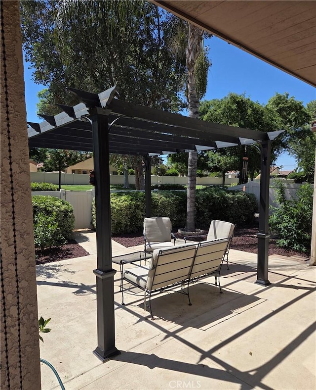 26629 Calle Gregorio, Menifee, CA 92585 - view of patio featuring a pergola