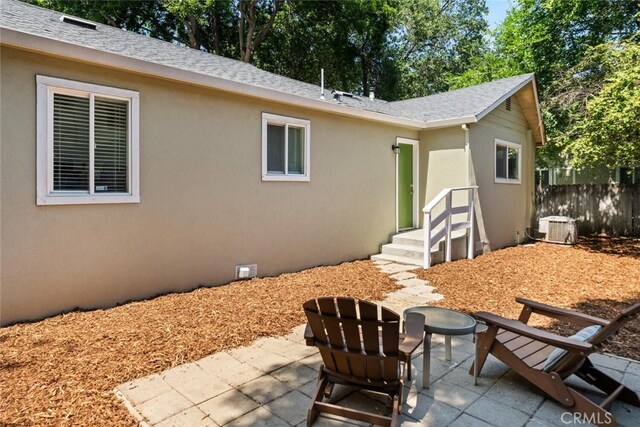 1170 Hobart St, Chico, CA 95926 - view of patio / terrace featuring central air condition unit