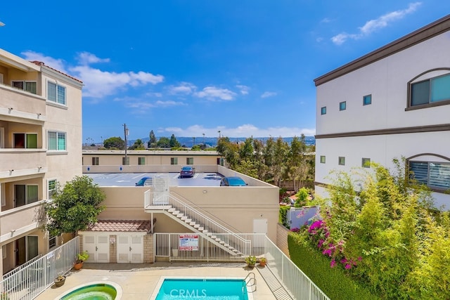 3120 Sepulveda Blvd Unit 312, Torrance, CA 90505 - community pool with stairs and a fenced backyard