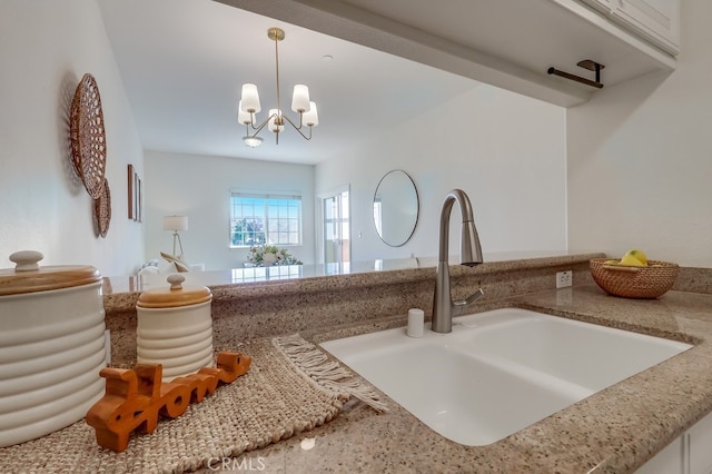 3120 Sepulveda Blvd Unit 312, Torrance, CA 90505 - detailed view of a sink, a chandelier, and decorative light fixtures