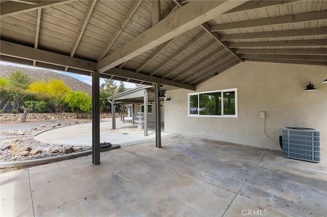 27130 Blue Hill Dr, Menifee, CA 92586 - view of patio with central AC