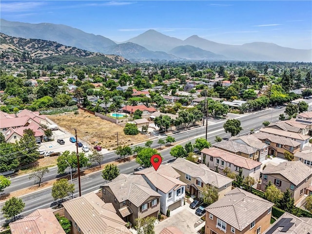 719 Huron Pl, Claremont, CA 91711 - aerial perspective of suburban area with a mountainous background