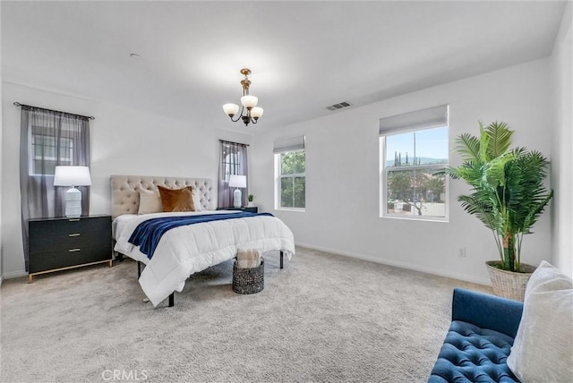 719 Huron Pl, Claremont, CA 91711 - bedroom featuring a chandelier and carpet