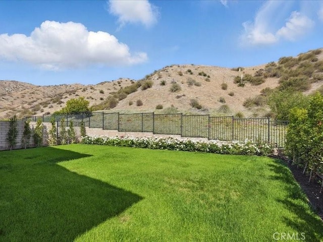 18814 Annmae Pl, Saugus, CA 91350 - view of yard with a mountain view