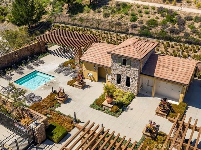 18814 Annmae Pl, Saugus, CA 91350 - view of subject property featuring a pool