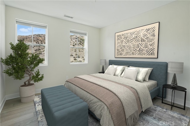 18814 Annmae Pl, Saugus, CA 91350 - bedroom with wood finished floors and baseboards