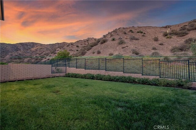 18814 Annmae Pl, Saugus, CA 91350 - view of yard with a mountain view