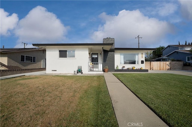 9966 Vernon Ave, Montclair, CA 91763 - view of front facade with a chimney and stucco siding