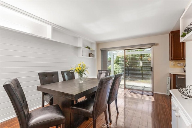 28015 Tupelo Ridge Dr, Valencia, CA 91354 - dining area with wood finished floors and baseboards