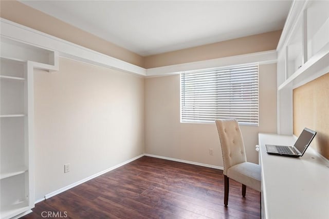 28015 Tupelo Ridge Dr, Valencia, CA 91354 - unfurnished office featuring wood finished floors and baseboards