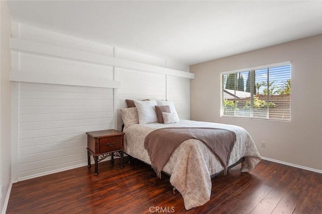 28015 Tupelo Ridge Dr, Valencia, CA 91354 - bedroom featuring baseboards and dark wood finished floors