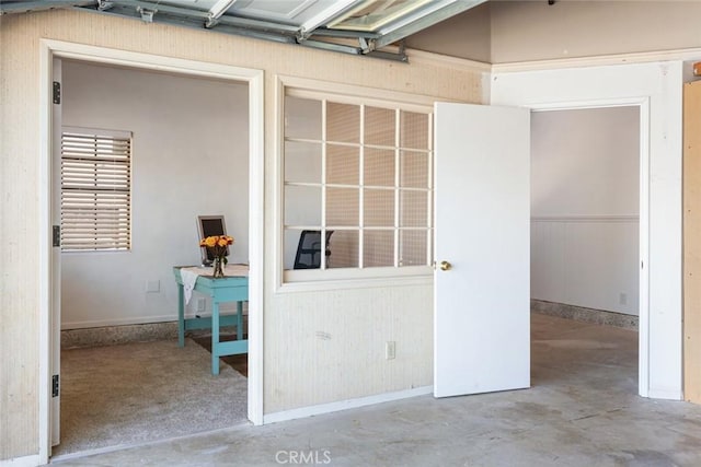 28015 Tupelo Ridge Dr, Valencia, CA 91354 - interior space featuring unfinished concrete floors
