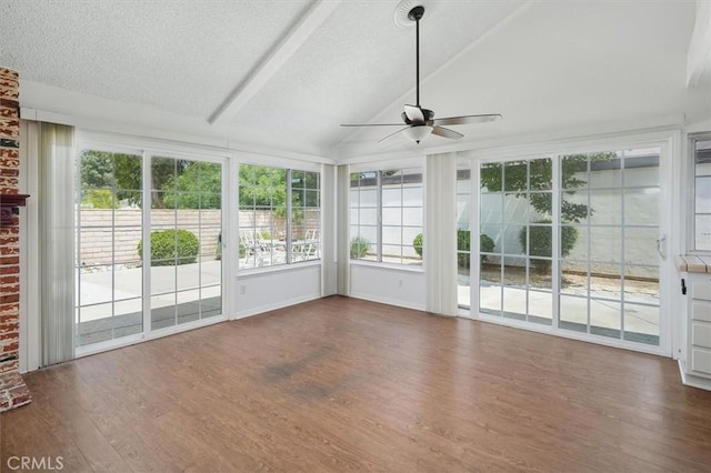 25263 Via Sistine, Valencia, CA 91355 - unfurnished sunroom featuring lofted ceiling and healthy amount of natural light