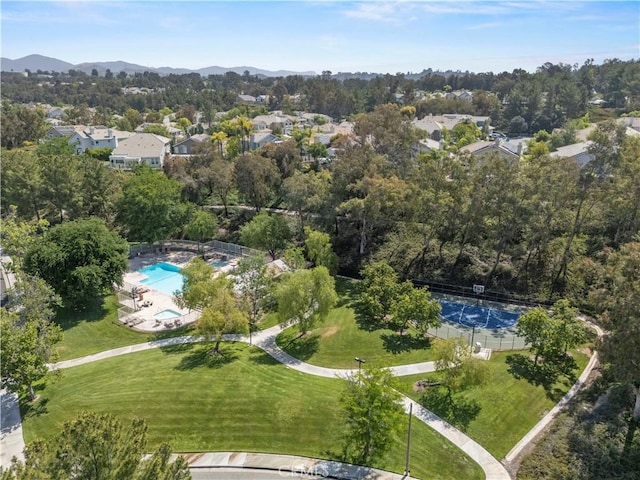 27523 Wellington Ct, Valencia, CA 91354 - bird's eye view of a pool