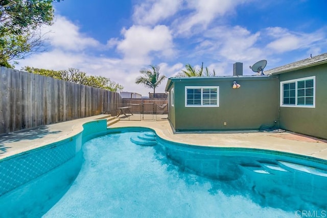 1695 Bubbling Well Dr, San Diego, CA 92154 - view of swimming pool featuring a patio and a fenced backyard