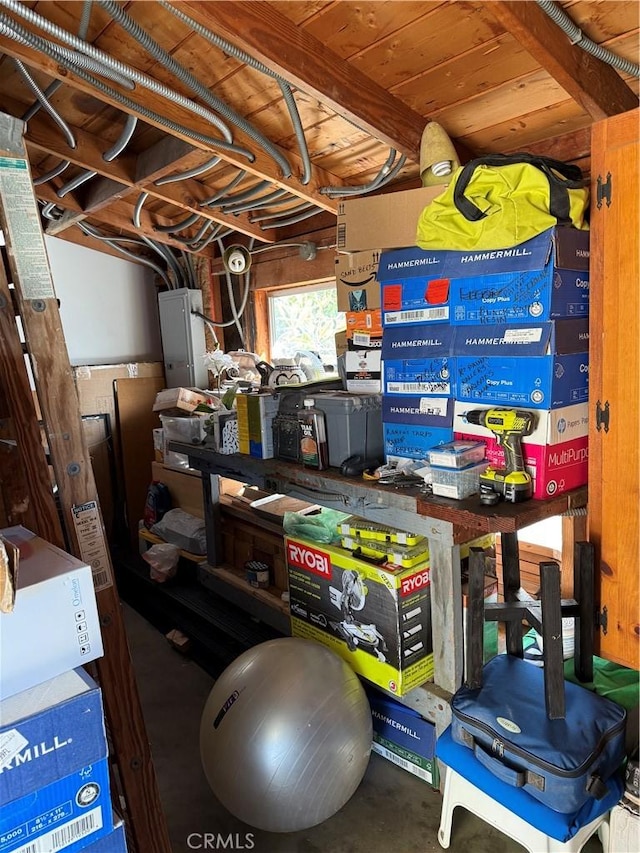 6702 E El Progreso St, Long Beach, CA 90815 - storage room with electric panel