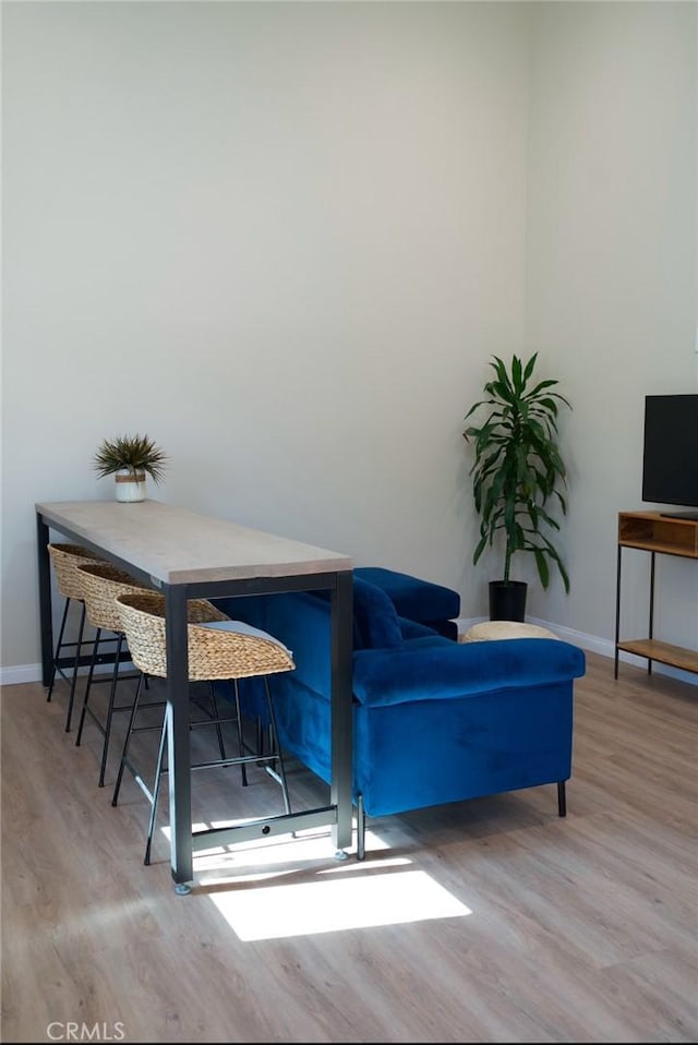 6702 E El Progreso St, Long Beach, CA 90815 - dining area with wood finished floors and baseboards