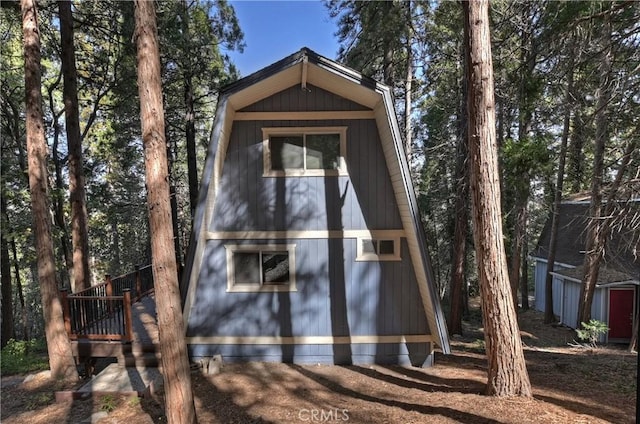 24091 Lakeview Dr, Crestline, CA 92325 - view of outdoor structure