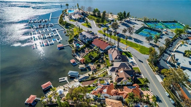 31864 Railroad Canyon Rd Unit 6 D, Canyon Lake, CA 92587 - aerial overview of property's location featuring a large body of water