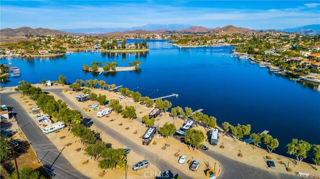 31864 Railroad Canyon Rd Unit 6 D, Canyon Lake, CA 92587 - bird's eye view of a water and mountain view