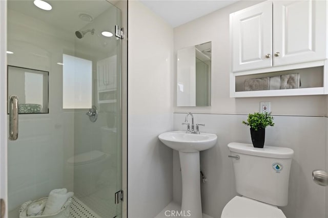 14752 Donegal Dr, Garden Grove, CA 92844 - bathroom with toilet and a stall shower