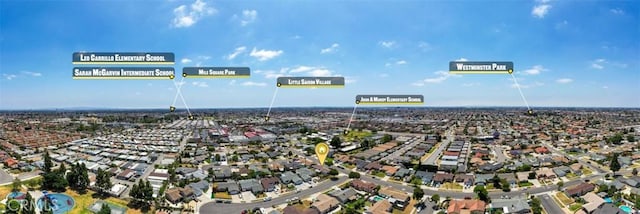 14752 Donegal Dr, Garden Grove, CA 92844 - aerial view of property and surrounding area