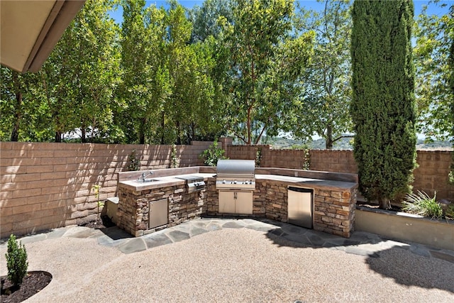 4 Dennis Ln, Ladera Ranch, CA 92694 - fenced backyard with a patio area and a sink